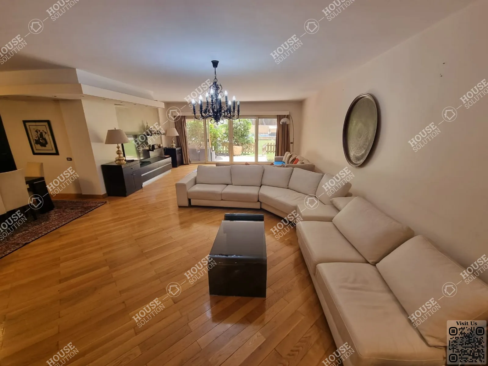 RECEPTION  @ Ground Floors For Rent In Maadi Maadi Sarayat Area: 250 m² consists of 3 Bedrooms 3 Bathrooms Modern furnished 5 stars #5550-0