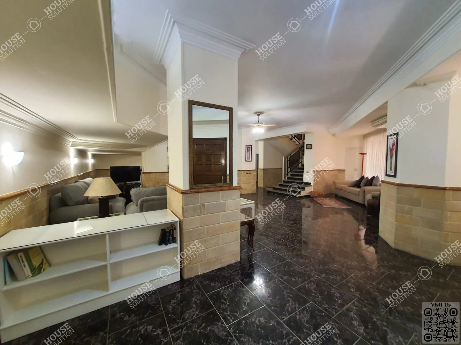 RECEPTION  @ Ground Floors For Rent In Maadi Maadi Sarayat Area: 200 m² consists of 2 Bedrooms 2 Bathrooms Modern furnished 5 stars #5551-1