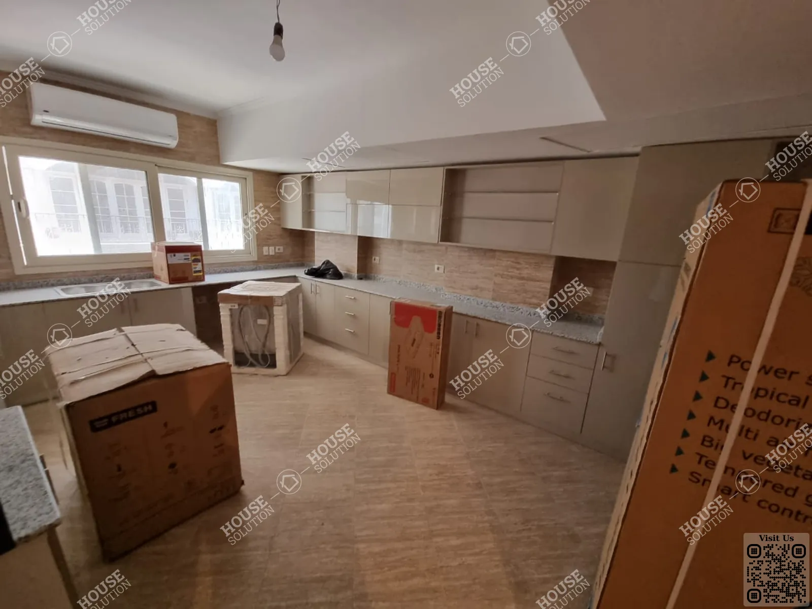 KITCHEN  @ Apartments For Rent In Maadi Maadi Sarayat Area: 360 m² consists of 4 Bedrooms 4 Bathrooms Semi furnished 5 stars #5556-0