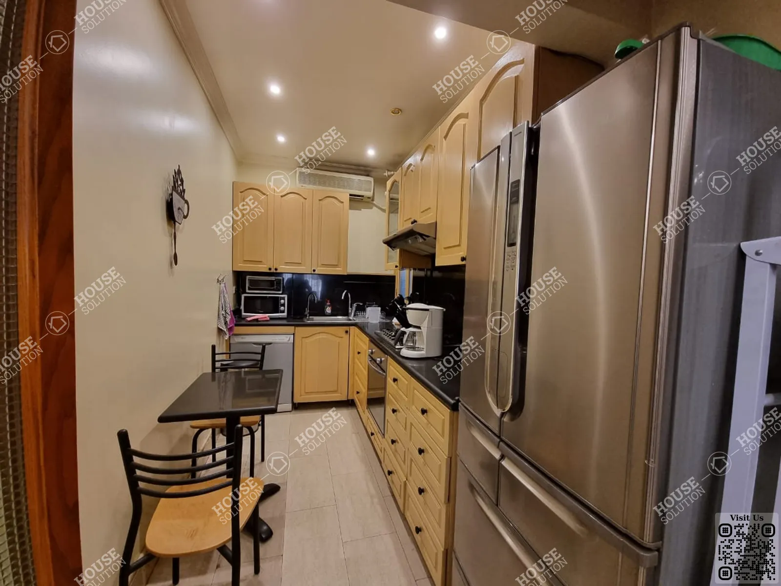 KITCHEN  @ Apartments For Rent In Maadi Maadi Sarayat Area: 125 m² consists of 2 Bedrooms 2 Bathrooms Modern furnished 5 stars #5557-0