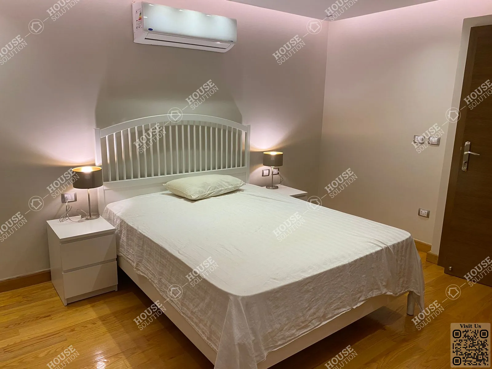 FIRST BEDROOM  @ Apartments For Rent In Maadi Maadi Sarayat Area: 240 m² consists of 3 Bedrooms 3 Bathrooms Modern furnished 5 stars #5566-2