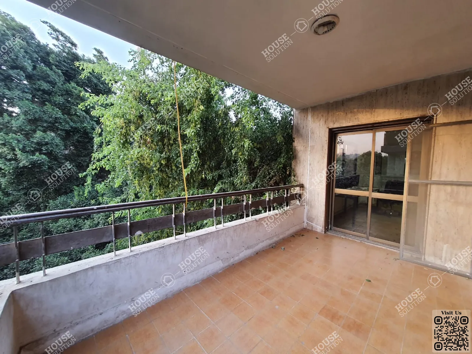BALCONY  @ Office spaces For Rent In Maadi Maadi Sarayat Area: 260 m² consists of 3 Bedrooms 3 Bathrooms Furnished 5 stars #5568-0