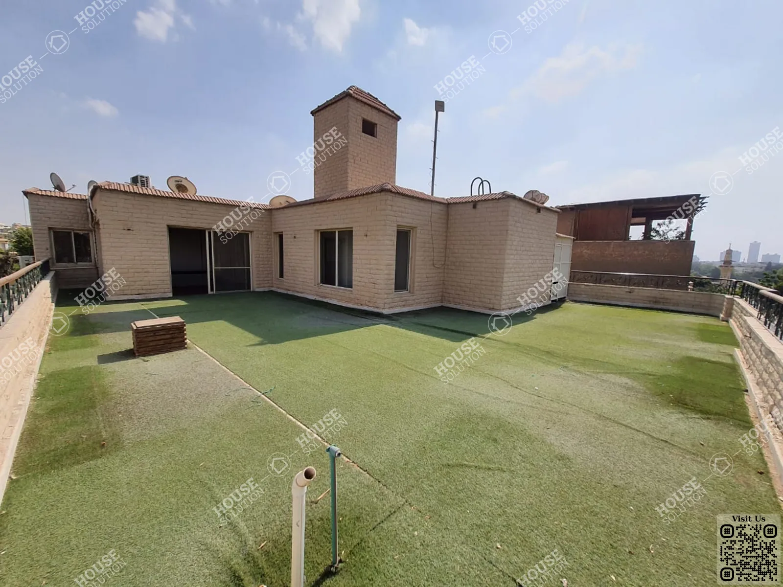 TERRACE  @ Office spaces For Rent In Maadi Maadi Degla Area: 350 m² consists of 3 Bedrooms 4 Bathrooms Semi furnished 5 stars #5572-2