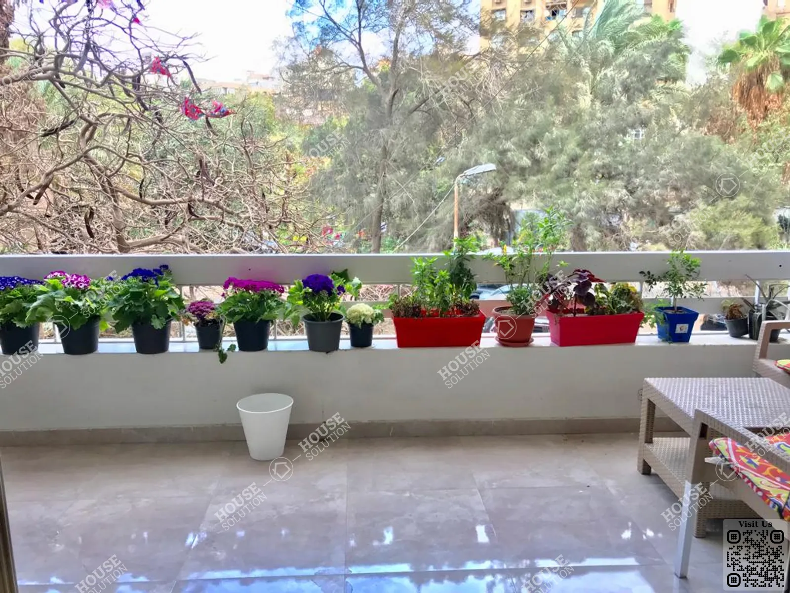 BALCONY  @ Apartments For Rent In Maadi Maadi Sarayat Area: 220 m² consists of 3 Bedrooms 3 Bathrooms Modern furnished 5 stars #5573-2