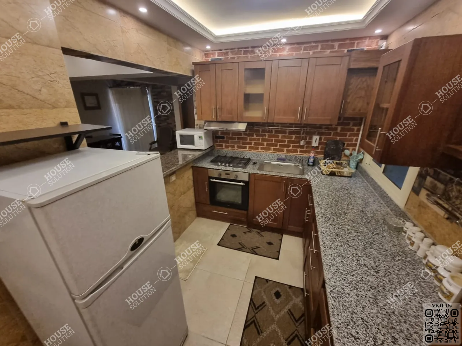 KITCHEN @ Apartments For Rent In Maadi Maadi Degla Area: 110 m² consists of 2 Bedrooms 2 Bathrooms Modern furnished 5 stars #5576-1