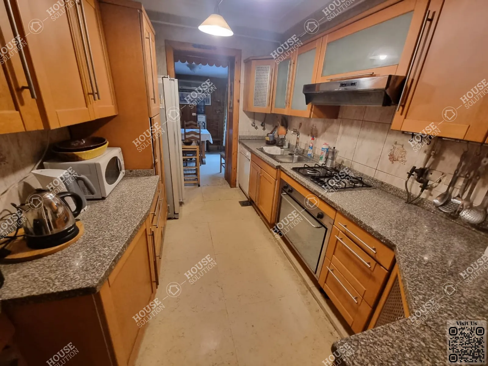 مطبخ	 @ دور ارضي للإيجار في المعادي سرايات المعادي مساحة: 350 م² تتكون من 4 غرفة 3 حمام مفروش 5 نجوم #5580-2