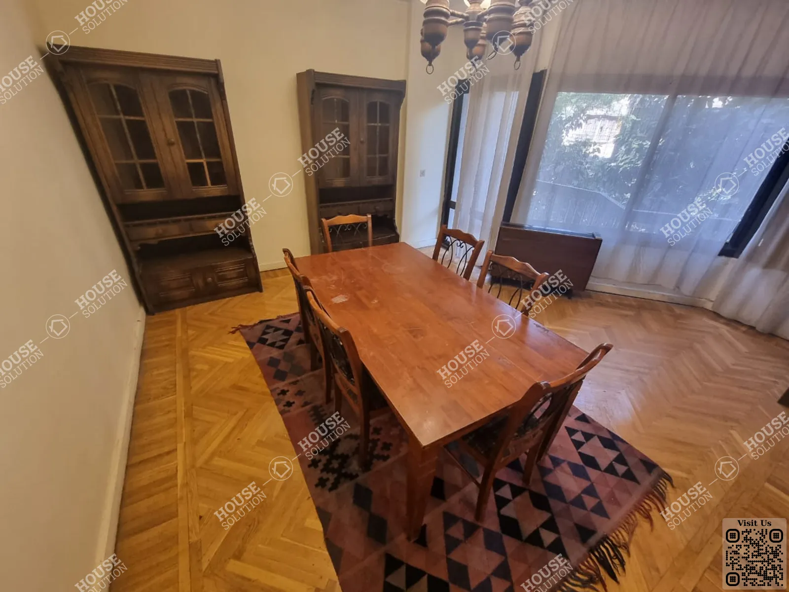 DINING AREA @ Apartments For Rent In Maadi Maadi Sarayat Area: 175 m² consists of 3 Bedrooms 3 Bathrooms Furnished 5 stars #5598-0