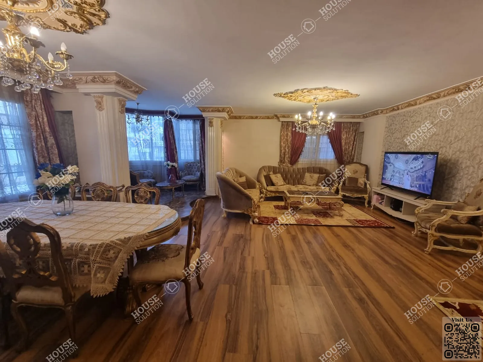 RECEPTION  @ Apartments For Rent In Maadi Maadi Degla Area: 195 m² consists of 3 Bedrooms 3 Bathrooms Furnished 5 stars #5603-0