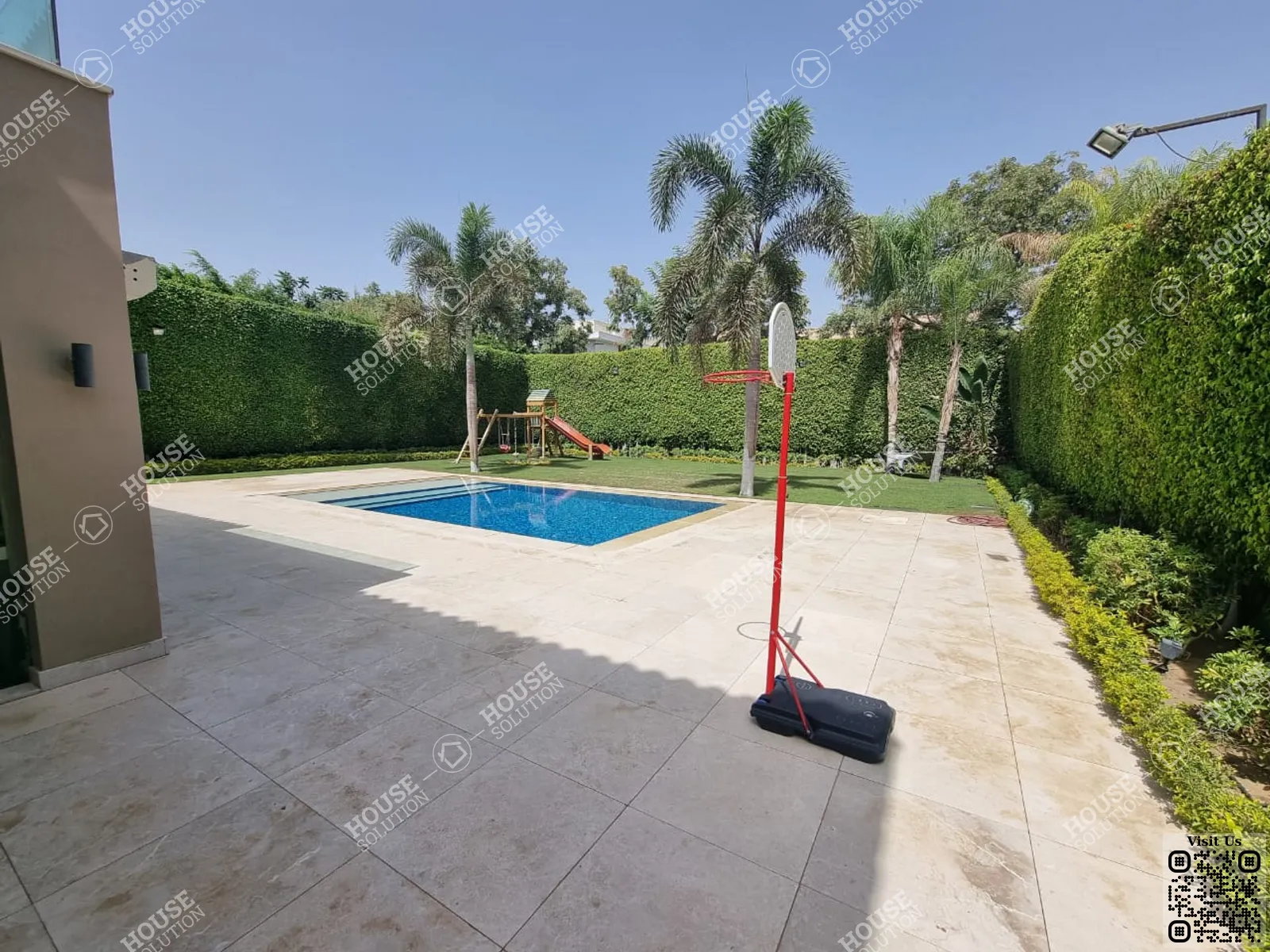 PRIVATE SWIMMING POOL  @ Villas For Rent In Katameya katameya Heights Area: 750 m² consists of 5 Bedrooms 7 Bathrooms Modern furnished 5 stars #5606-0