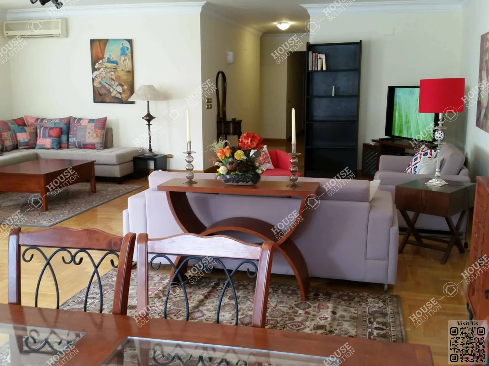 RECEPTION  @ Apartments For Rent In Maadi Maadi Degla Area: 186 m² consists of 3 Bedrooms 3 Bathrooms Modern furnished 5 stars #5608-2