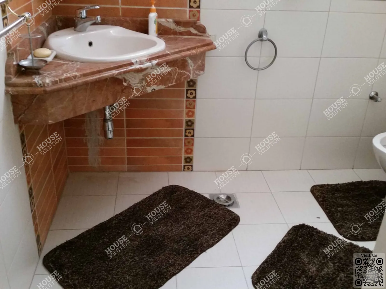 BATHROOM  @ Apartments For Rent In Maadi Maadi Degla Area: 186 m² consists of 3 Bedrooms 3 Bathrooms Modern furnished 5 stars #5608-0
