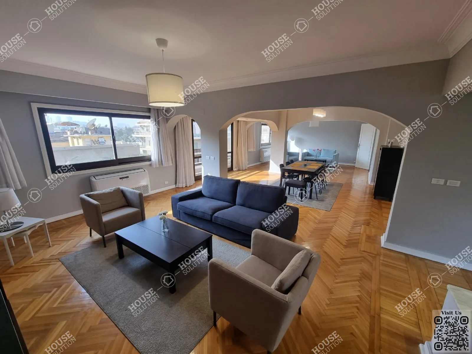 RECEPTION  @ Penthouses For Rent In Maadi Maadi Degla Area: 320 m² consists of 3 Bedrooms 3 Bathrooms Modern furnished 5 stars #5610-2