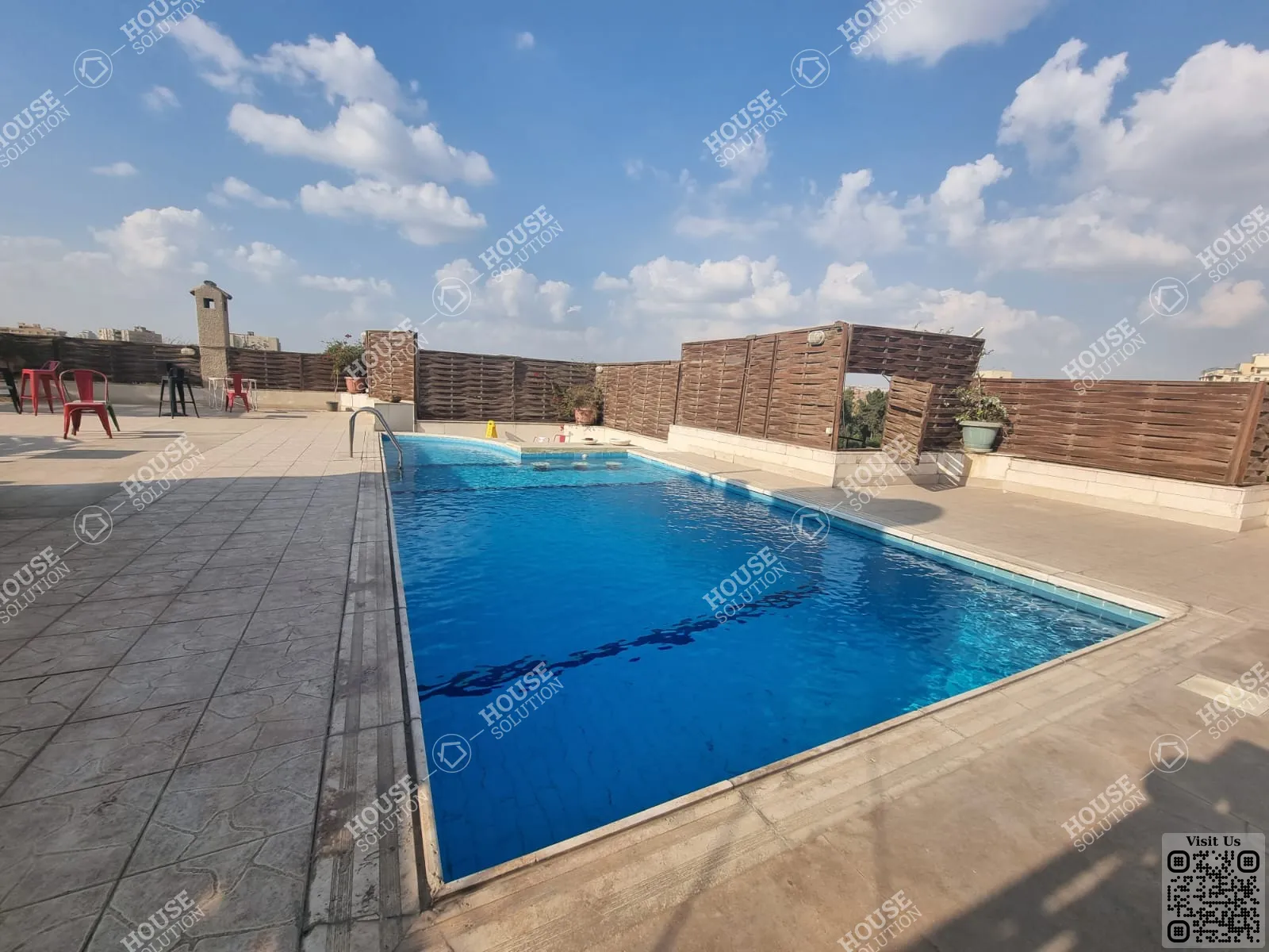 SHARED SWIMMING POOL  @ Ground Floors For Rent In Maadi Maadi Sarayat Area: 155 m² consists of 2 Bedrooms 2 Bathrooms Furnished 5 stars #5616-2