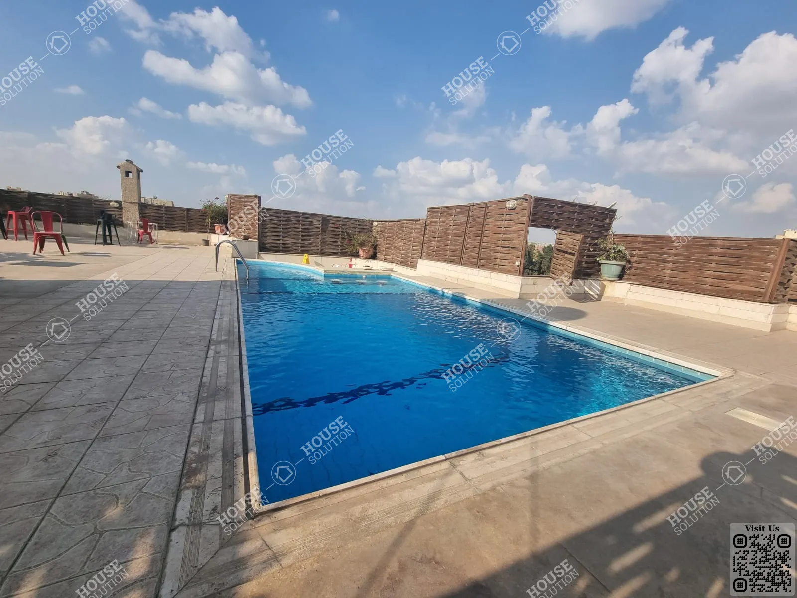 SHARED SWIMMING POOL  @ Ground Floors For Rent In Maadi Maadi Sarayat Area: 155 m² consists of 2 Bedrooms 2 Bathrooms Furnished 5 stars #5616-0