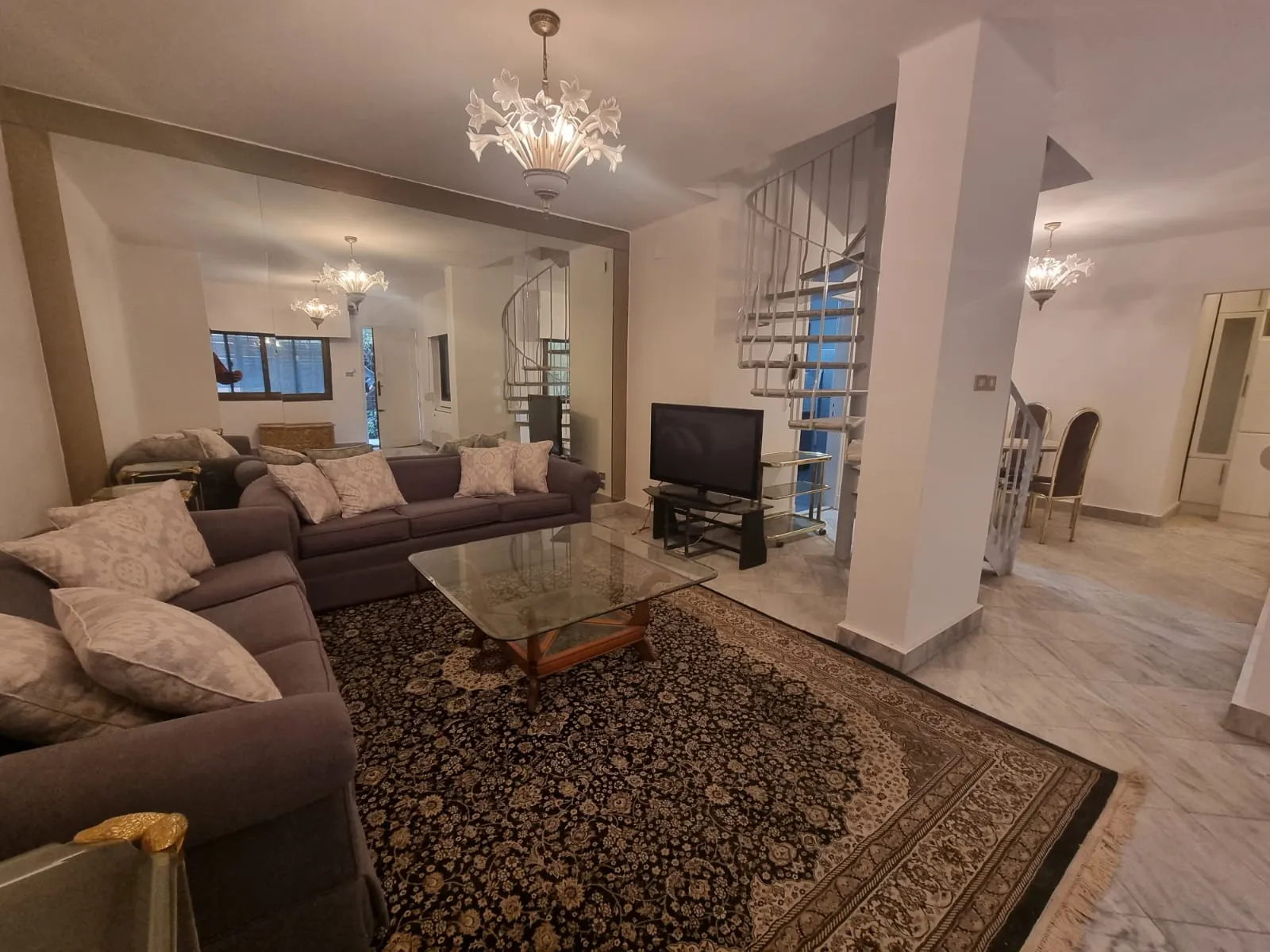 Ground Floors For Sale In Maadi Maadi Sarayat Area: 155 m² consists of 2 Bedrooms 2 Bathrooms Furnished 5 stars #5616