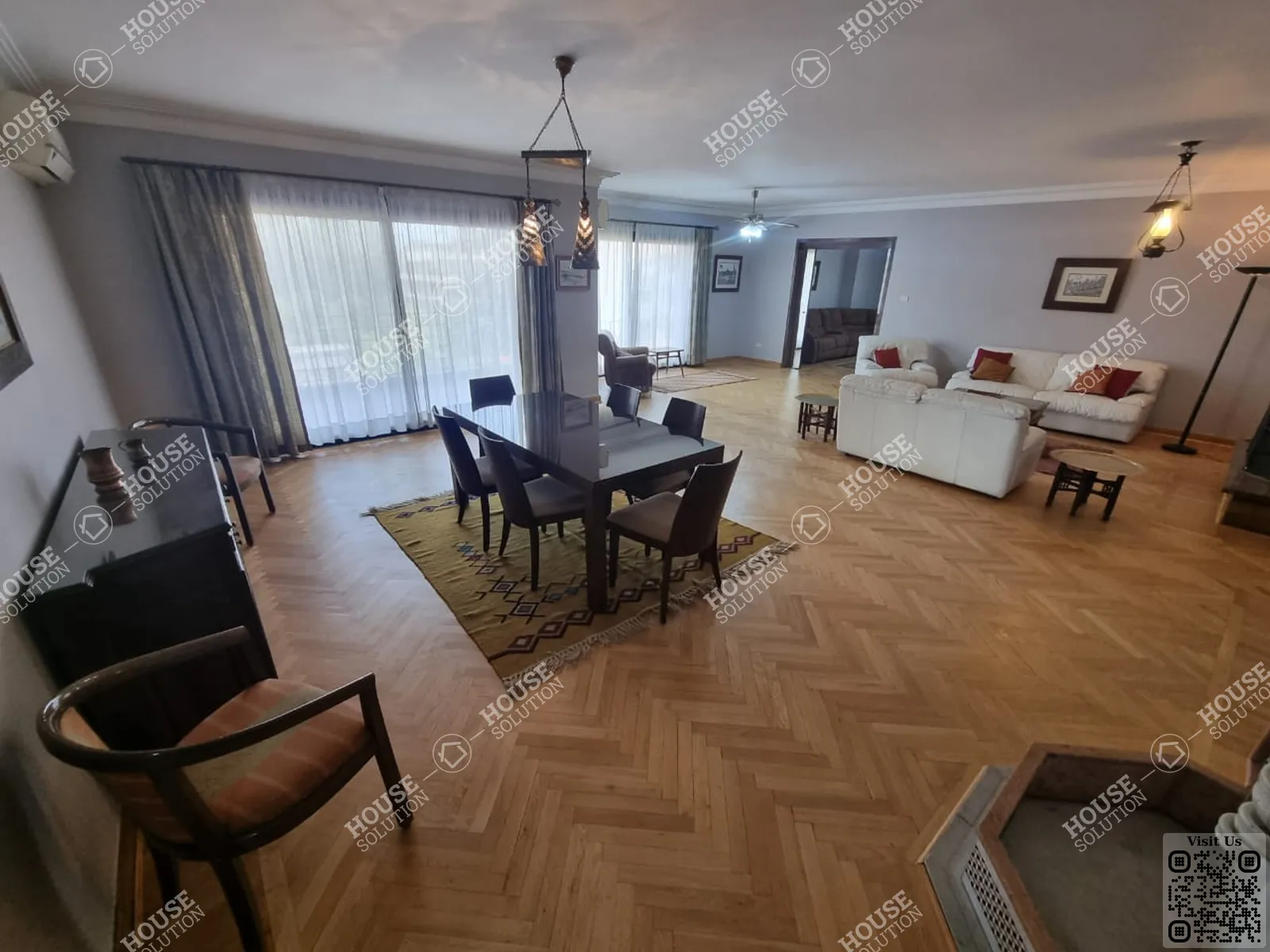 RECEPTION  @ Penthouses For Rent In Maadi Maadi Sarayat Area: 300 m² consists of 3 Bedrooms 4 Bathrooms Modern furnished 5 stars #5618-1