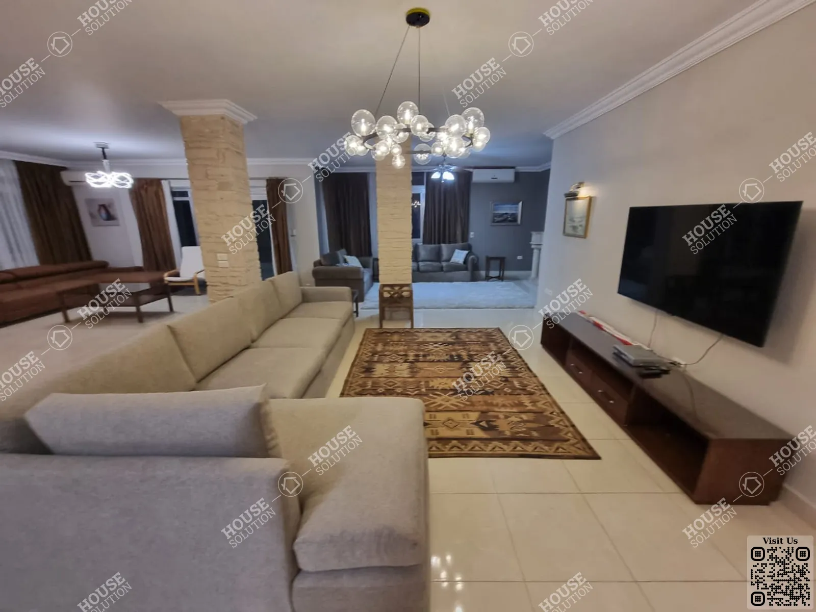 RECEPTION  @ Apartments For Rent In Maadi Maadi Sarayat Area: 275 m² consists of 4 Bedrooms 3 Bathrooms Modern furnished 5 stars #5629-0
