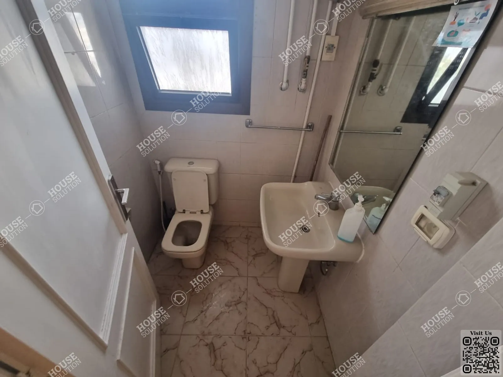 GUEST BATHROOM  @ Apartments For Rent In Maadi Maadi Degla Area: 220 m² consists of 3 Bedrooms 3 Bathrooms Semi furnished 5 stars #5631-2
