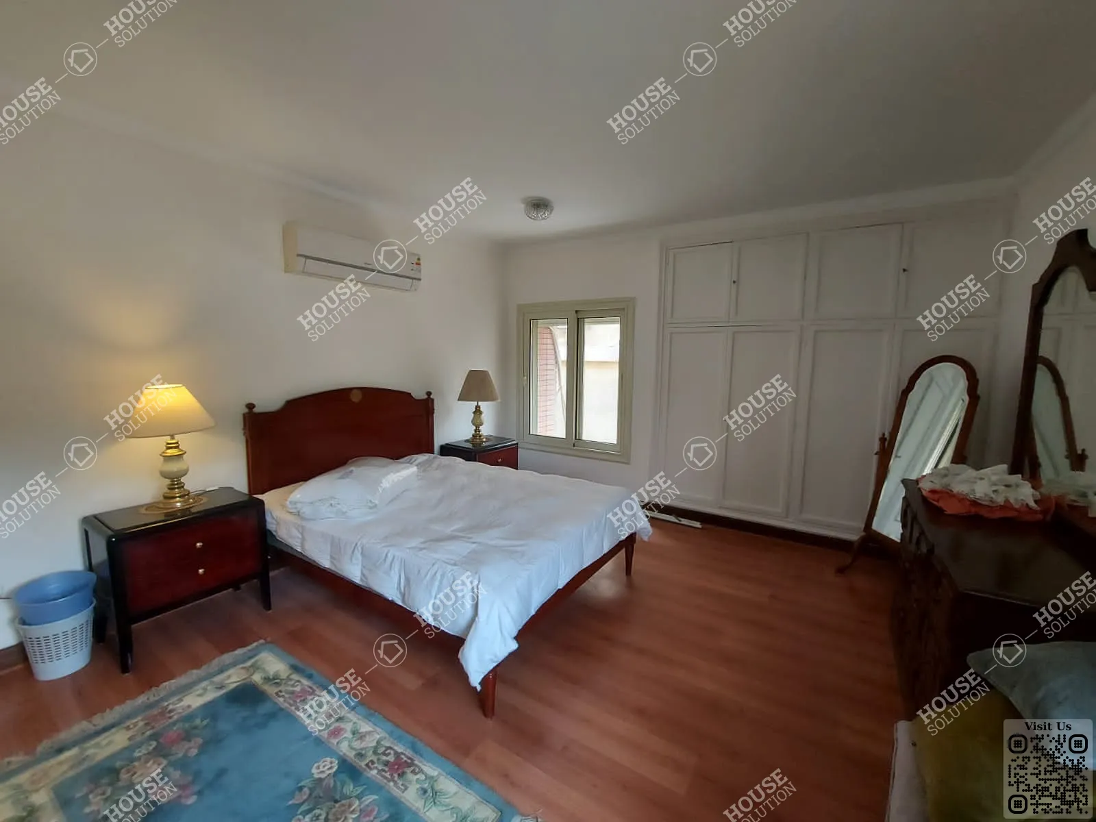 FIRST BEDROOM  @ Apartments For Rent In Maadi Maadi Sarayat Area: 220 m² consists of 3 Bedrooms 3 Bathrooms Modern furnished 5 stars #5633-0