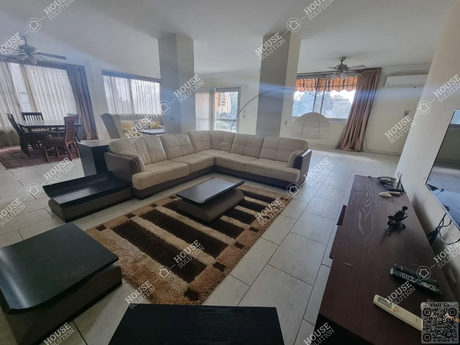 RECEPTION  @ Apartments For Rent In Maadi Maadi Sarayat Area: 255 m² consists of 4 Bedrooms 4 Bathrooms Furnished 5 stars #5634-2