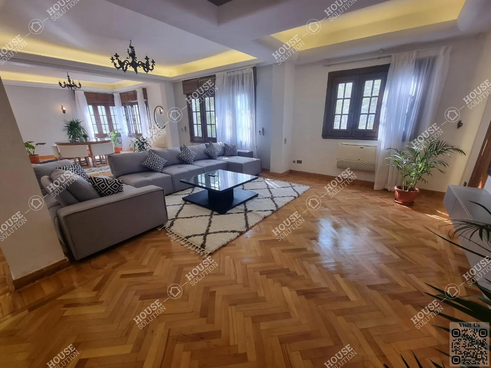 RECEPTION  @ Apartments For Rent In Maadi Maadi Sarayat Area: 220 m² consists of 3 Bedrooms 3 Bathrooms Modern furnished 5 stars #5635-1