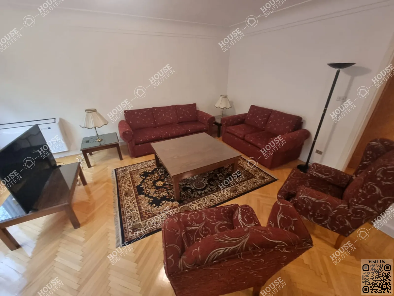 RECEPTION  @ Apartments For Rent In Maadi Maadi Sarayat Area: 220 m² consists of 3 Bedrooms 3 Bathrooms Furnished 5 stars #5637-1