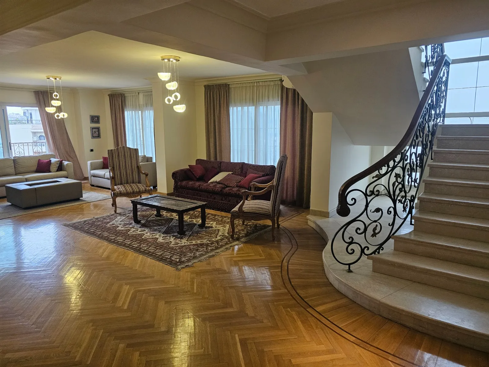 Duplexes For Sale In Maadi Maadi Sarayat Area: 280 m² consists of 3 Bedrooms 3 Bathrooms Modern furnished 5 stars #5642