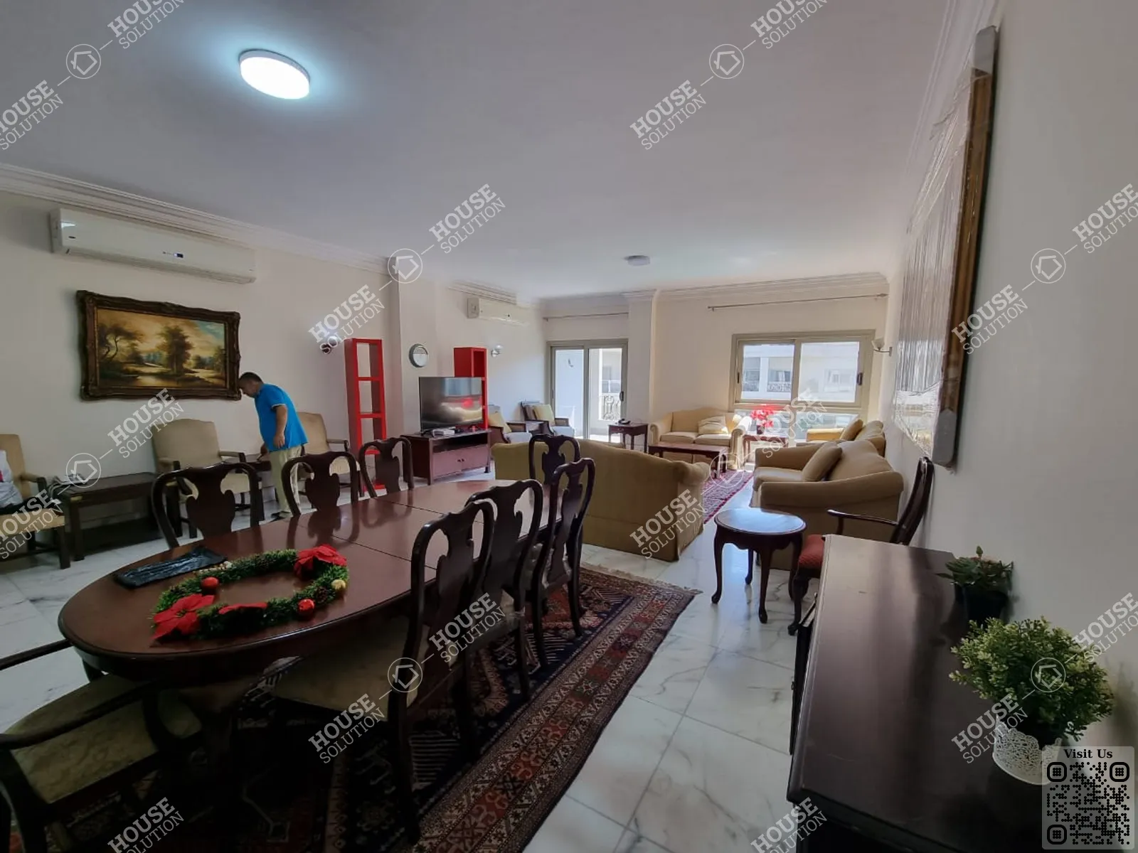 RECEPTION  @ Apartments For Rent In Maadi Maadi Sarayat Area: 220 m² consists of 4 Bedrooms 4 Bathrooms Modern furnished 5 stars #5644-1