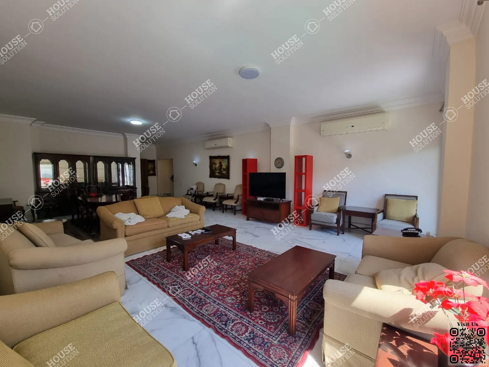 RECEPTION  @ Apartments For Rent In Maadi Maadi Sarayat Area: 220 m² consists of 4 Bedrooms 4 Bathrooms Modern furnished 5 stars #5644-0