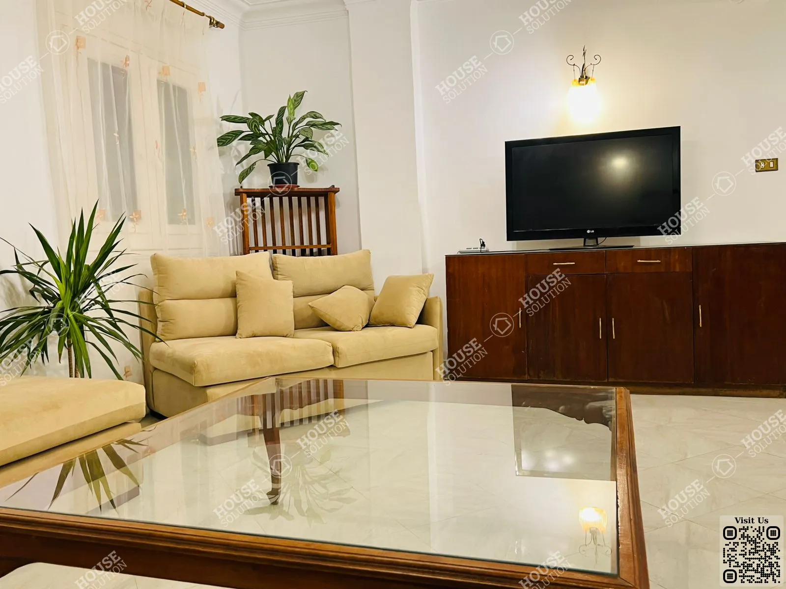 منطقة سكنية @ شقق للإيجار في المعادي دجله المعادي مساحة: 120 م² تتكون من 2 غرفة 1 حمام مفروش 5 نجوم #5648-1