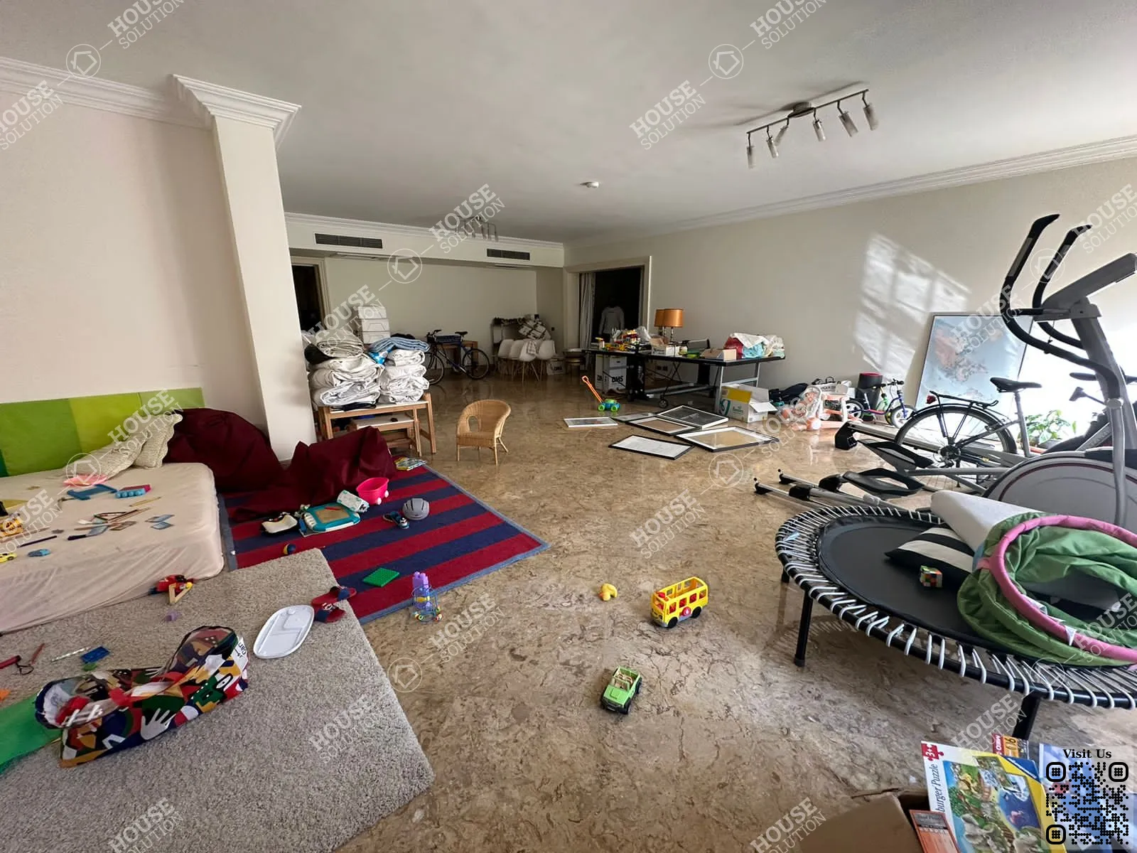 BASEMENT  @ Villas For Rent In Katameya katameya Heights Area: 965 m² consists of 6 Bedrooms 6 Bathrooms Semi furnished 5 stars #5649-0