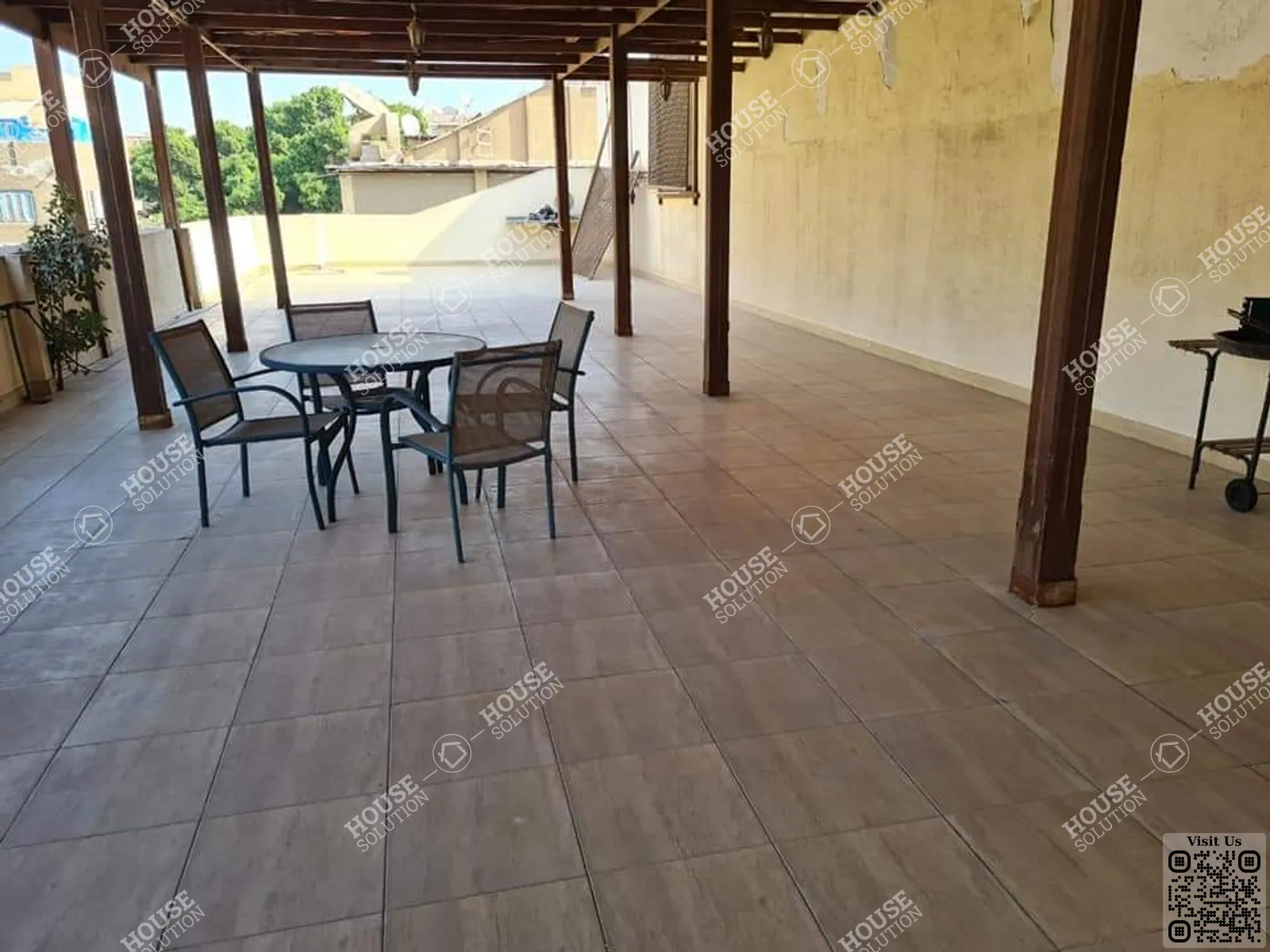 TERRACE  @ Penthouses For Rent In Maadi Maadi Degla Area: 180 m² consists of 2 Bedrooms 3 Bathrooms Furnished 5 stars #5654-1