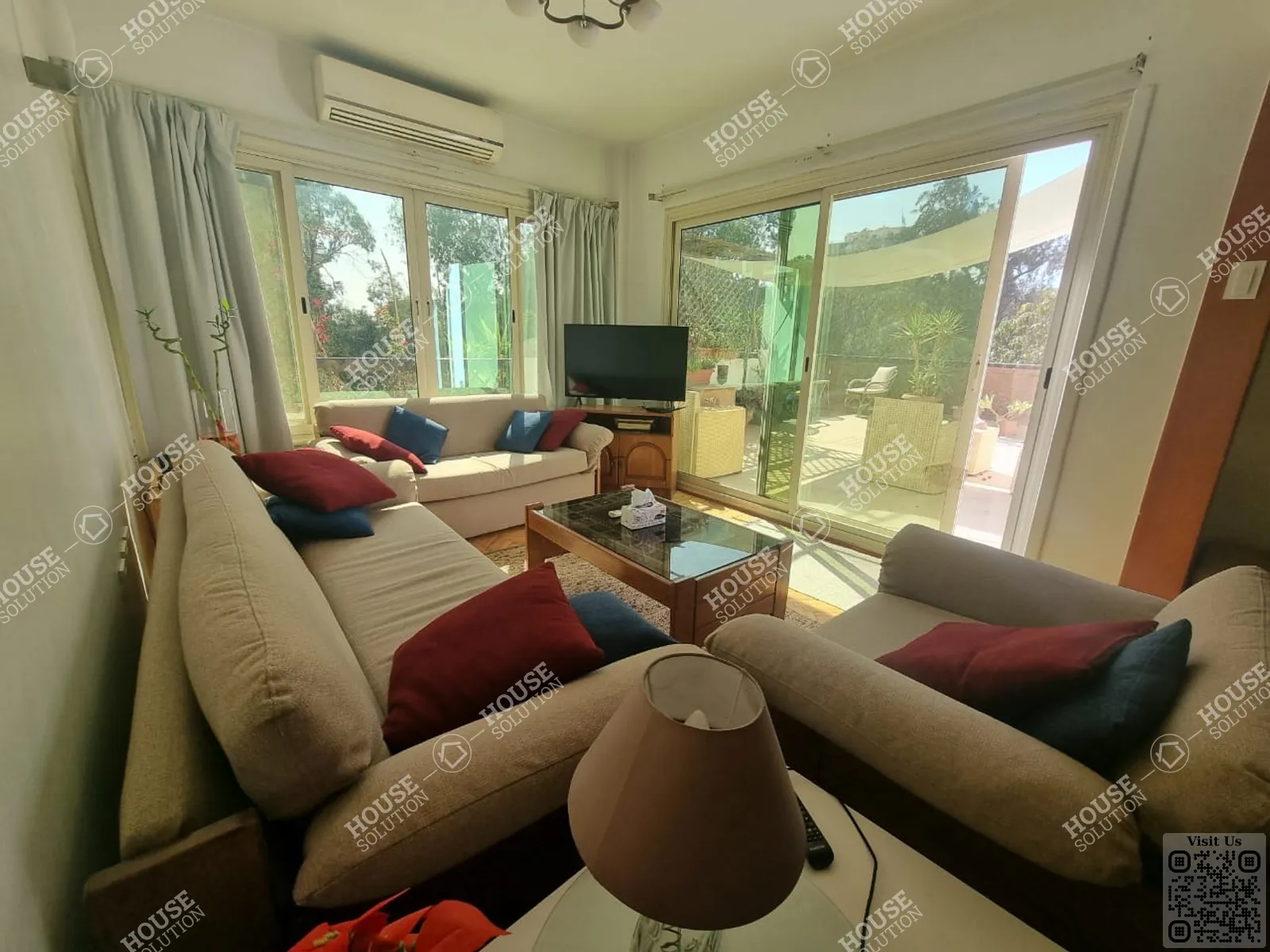 RECEPTION  @ Penthouses For Rent In Maadi Maadi Sarayat Area: 130 m² consists of 2 Bedrooms 2 Bathrooms Modern furnished 5 stars #5655-0