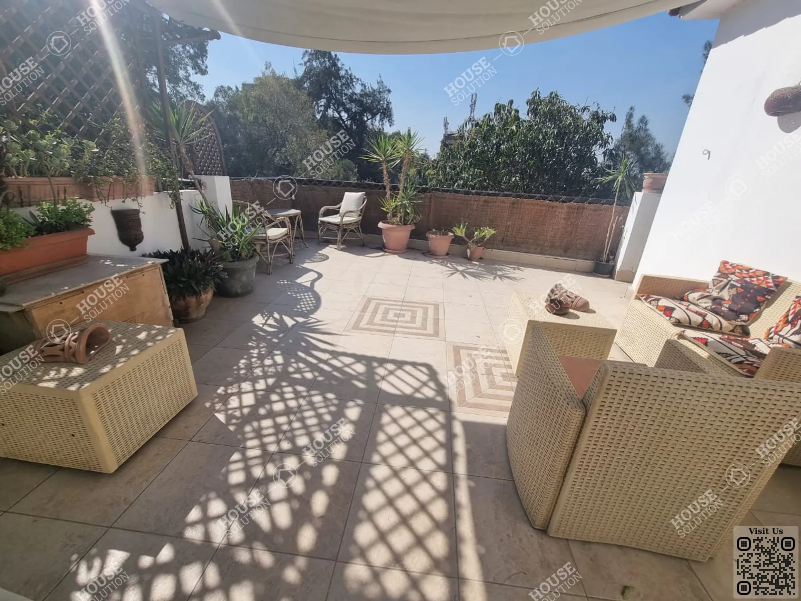 TERRACE @ Penthouses For Rent In Maadi Maadi Sarayat Area: 130 m² consists of 2 Bedrooms 2 Bathrooms Modern furnished 5 stars #5655-1