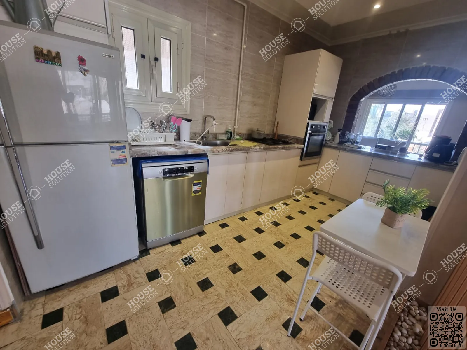 KITCHEN @ Apartments For Rent In Maadi Maadi Degla Area: 140 m² consists of 2 Bedrooms 2 Bathrooms Furnished 5 stars #5657-2