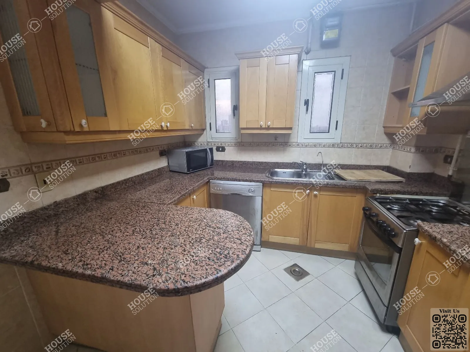 KITCHEN  @ Penthouses For Rent In Maadi Maadi Sarayat Area: 280 m² consists of 3 Bedrooms 3 Bathrooms Furnished 5 stars #5658-2