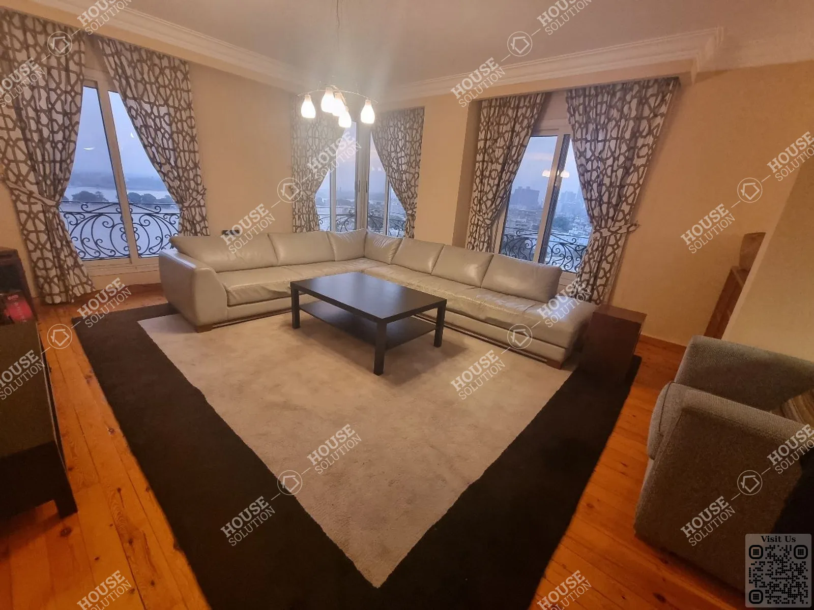 RECEPTION  @ Penthouses For Rent In Maadi Maadi Sarayat Area: 280 m² consists of 3 Bedrooms 3 Bathrooms Furnished 5 stars #5658-0