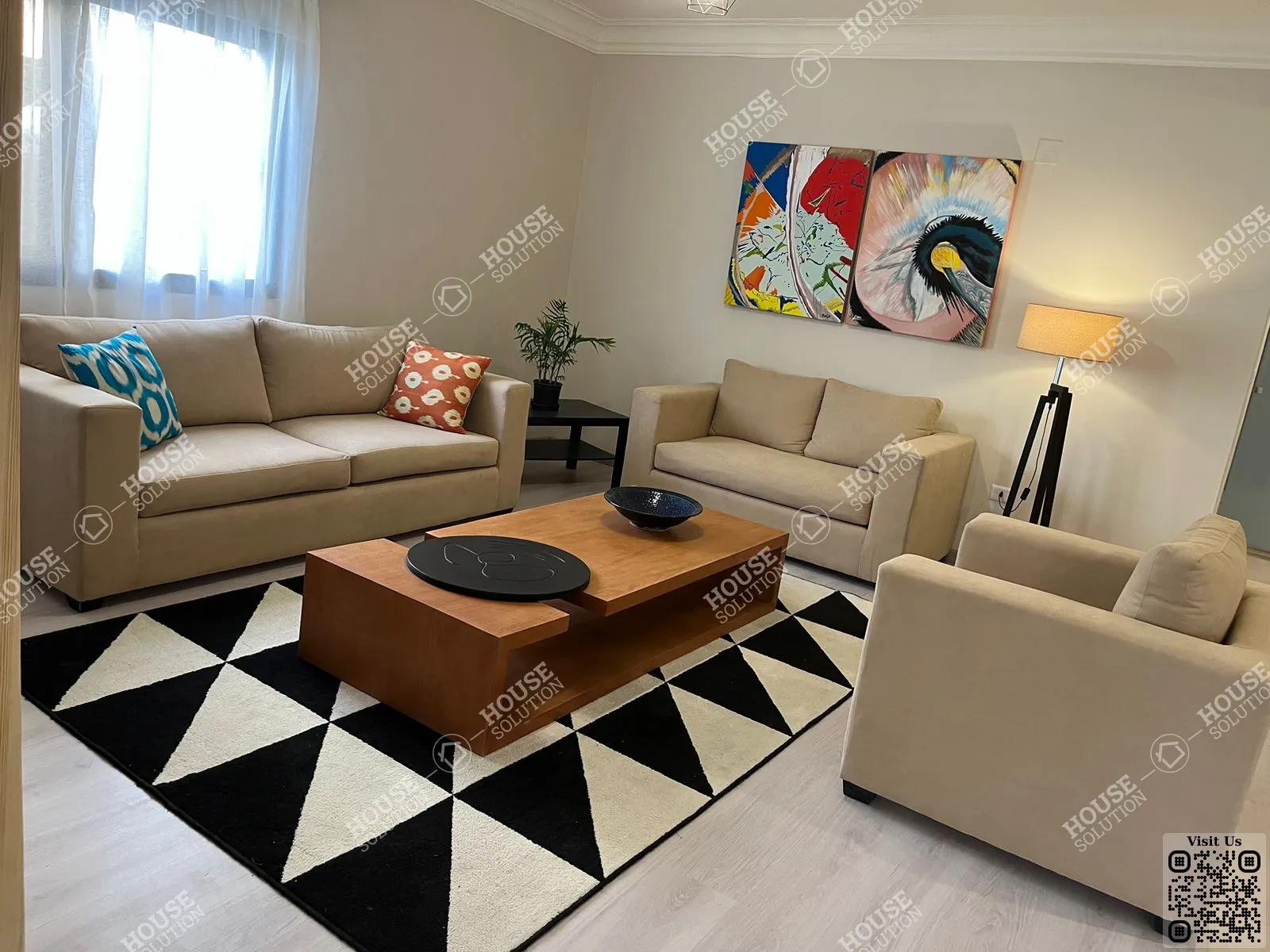 RECEPTION @ Duplexes For Rent In Maadi Maadi Degla Area: 320 m² consists of 4 Bedrooms 3 Bathrooms Modern furnished 5 stars #5665-1