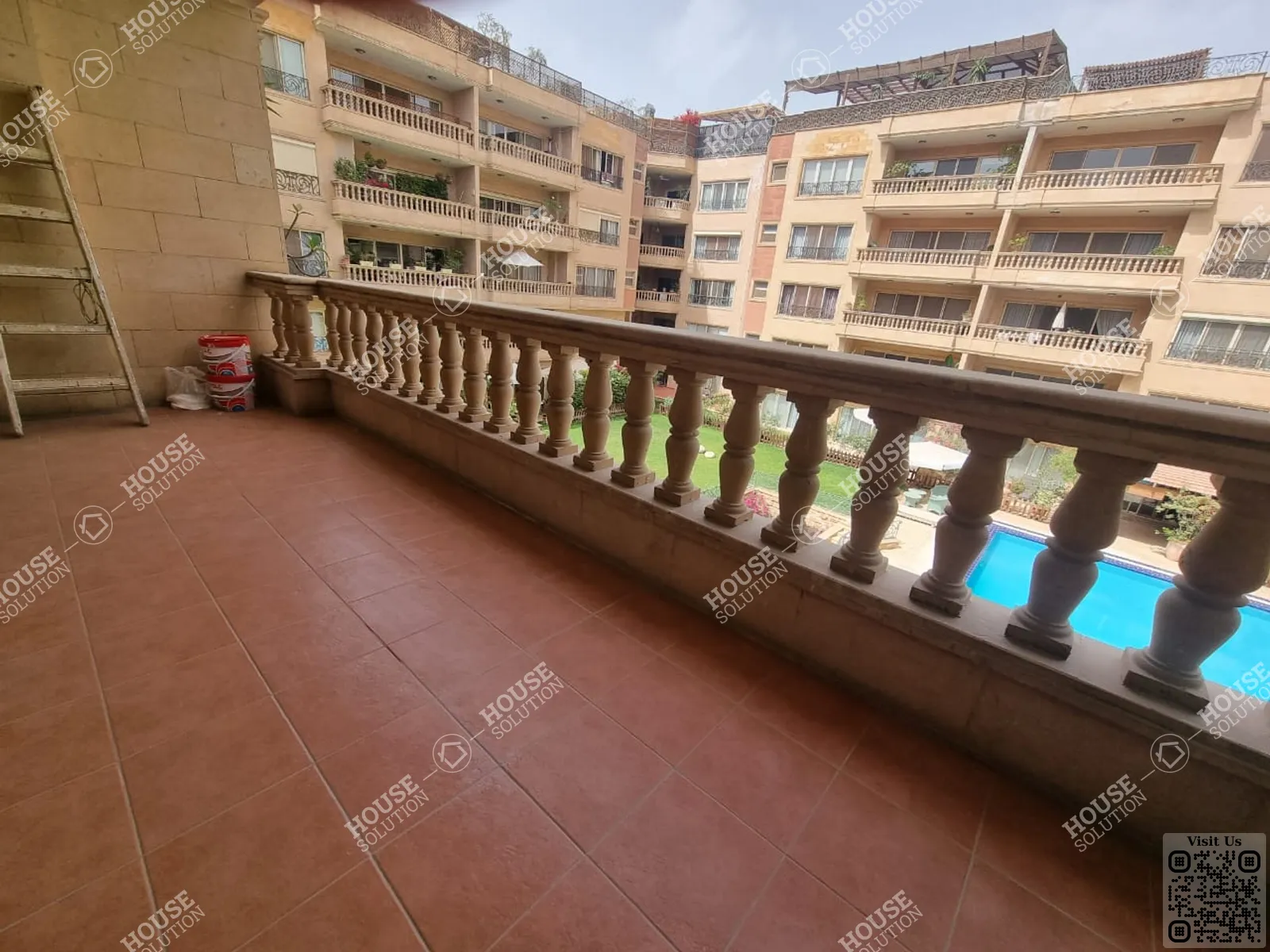 BALCONY  @ Apartments For Rent In Maadi Maadi Sarayat Area: 220 m² consists of 4 Bedrooms 4 Bathrooms Semi furnished 5 stars #5667-2