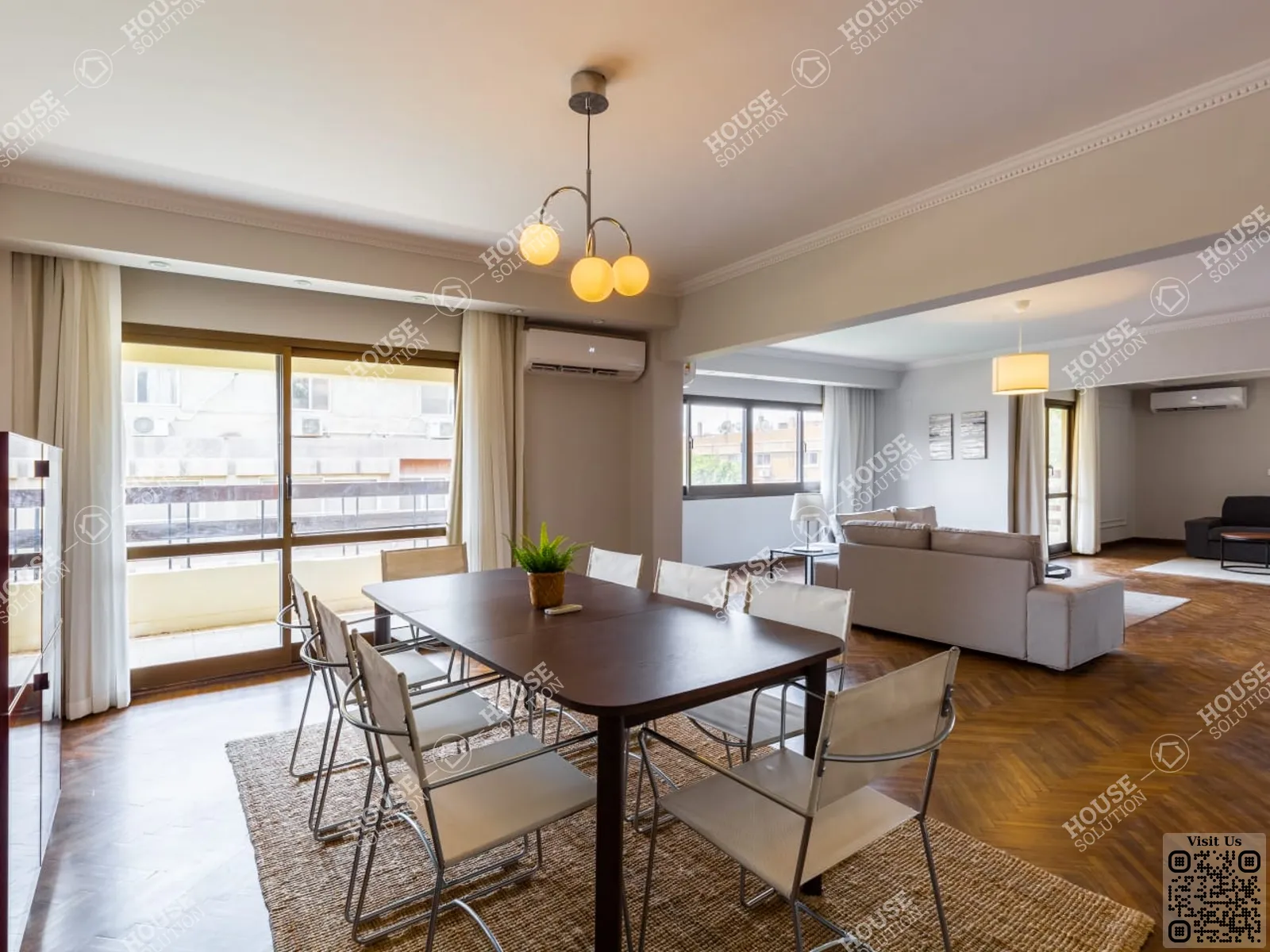 DINING AREA @ Apartments For Rent In Maadi Maadi Degla Area: 220 m² consists of 3 Bedrooms 2 Bathrooms Modern furnished 5 stars #5672-2