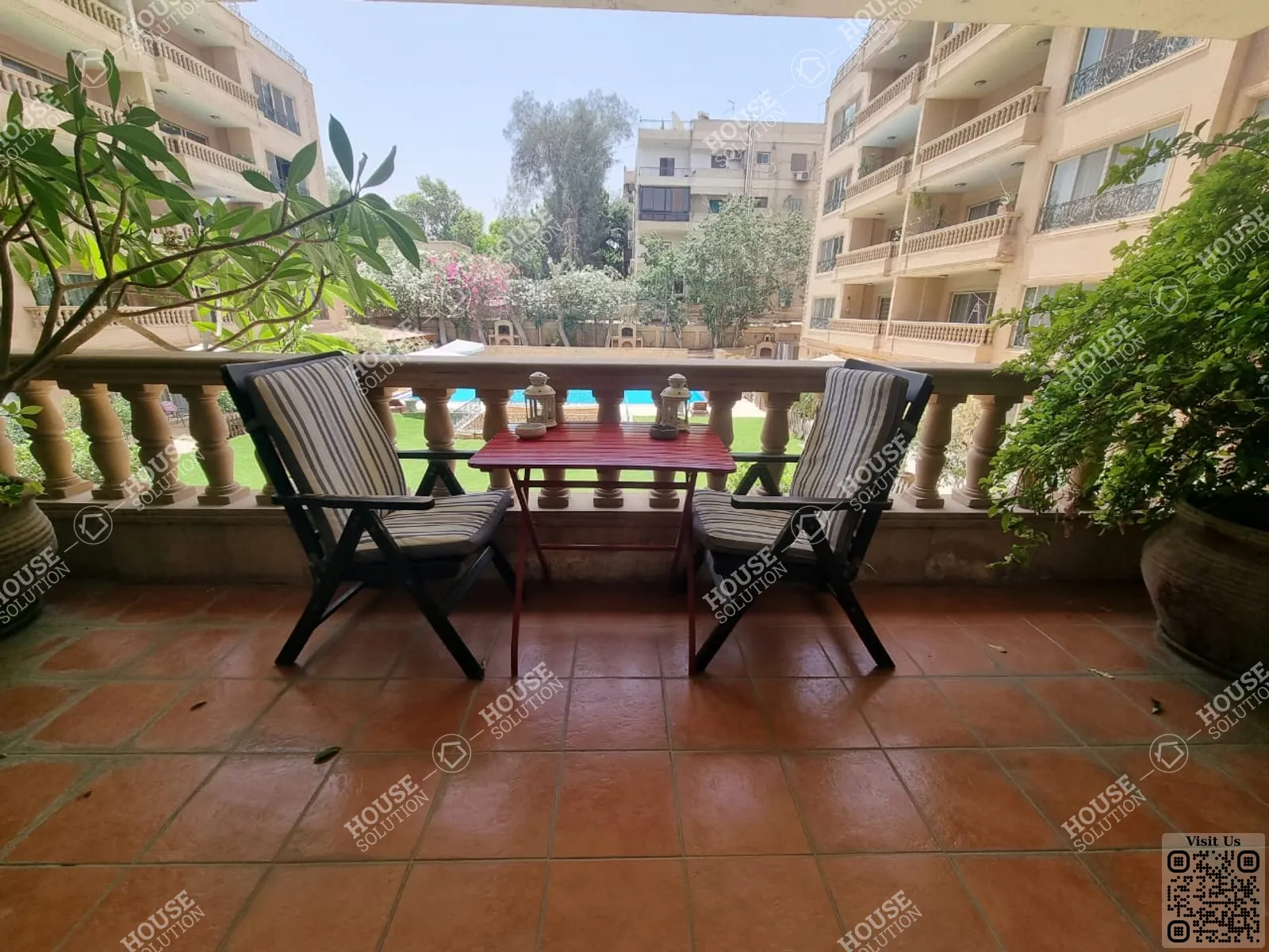 BALCONY  @ Apartments For Rent In Maadi Maadi Sarayat Area: 265 m² consists of 4 Bedrooms 4 Bathrooms Modern furnished 5 stars #5675-2