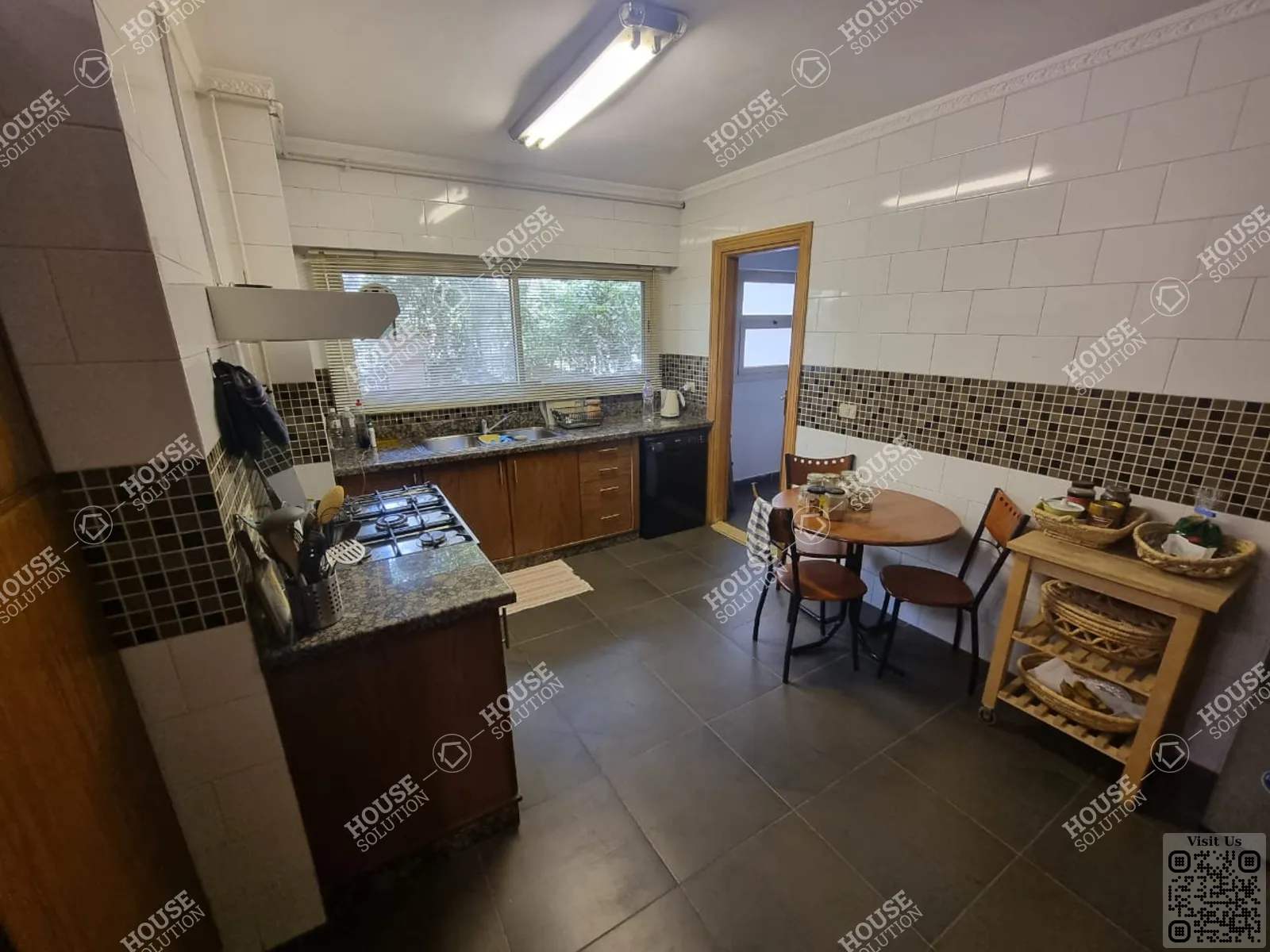 KITCHEN  @ Apartments For Rent In Maadi Maadi Sarayat Area: 265 m² consists of 4 Bedrooms 4 Bathrooms Modern furnished 5 stars #5675-1