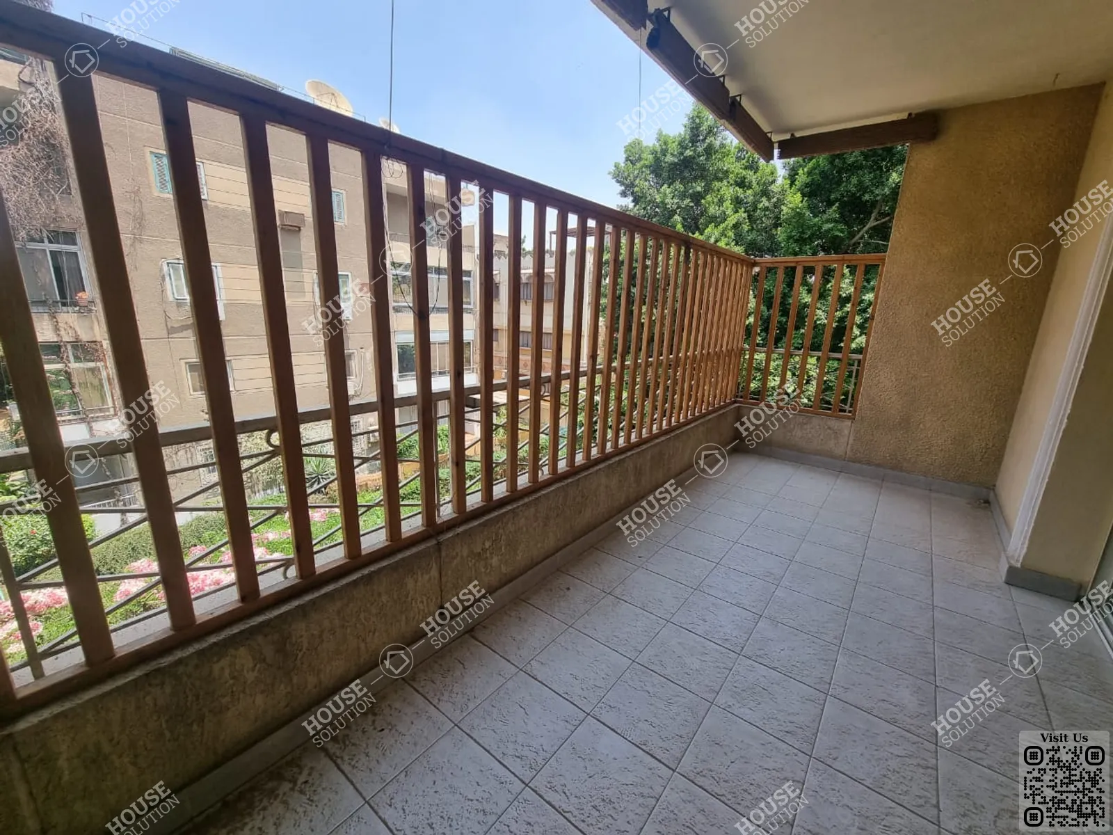 BALCONY @ Apartments For Rent In Maadi Maadi Sarayat Area: 300 m² consists of 4 Bedrooms 3 Bathrooms Semi furnished 5 stars #5678-1