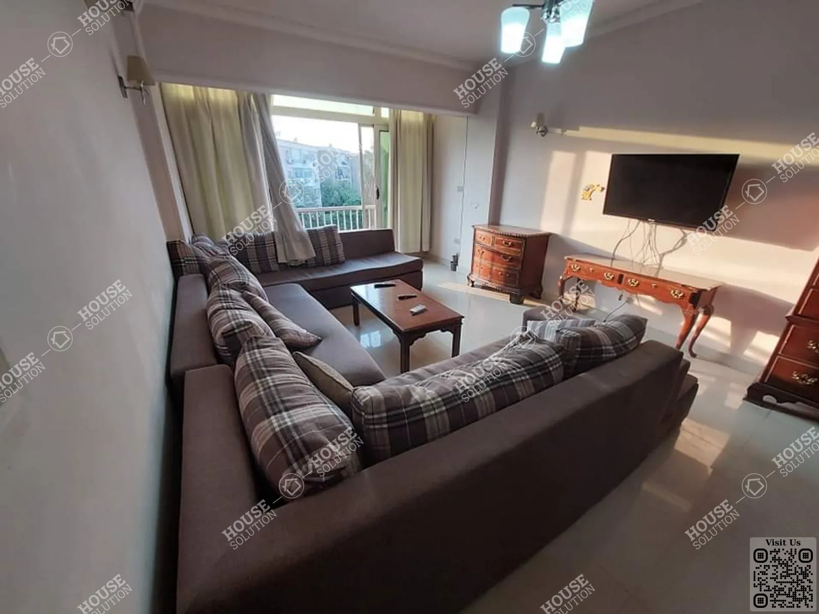 RECEPTION  @ Apartments For Rent In Maadi Maadi Degla Area: 110 m² consists of 2 Bedrooms 1 Bathrooms Furnished 5 stars #5679-0