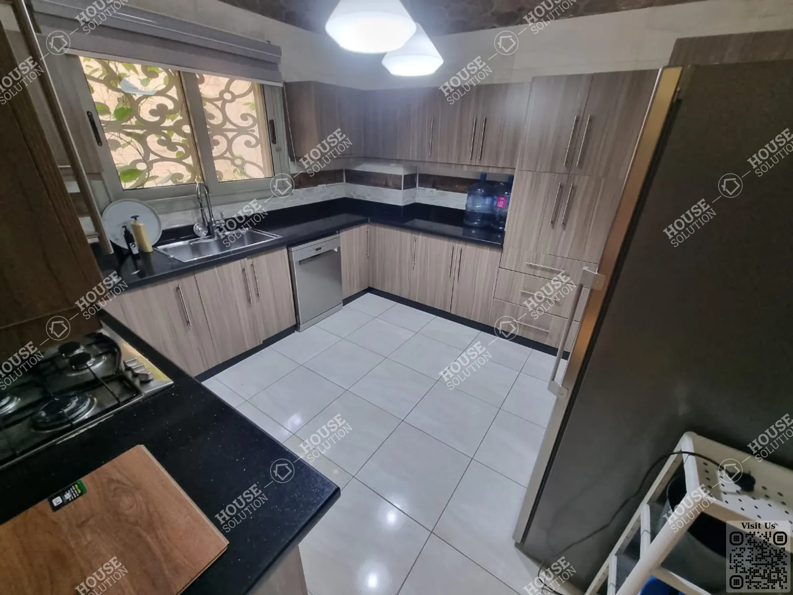 مطبخ @ دور ارضي للإيجار في المعادي سرايات المعادي مساحة: 320 م² تتكون من 4 غرفة 4 حمام مفروش مودرن 5 نجوم #5682-2