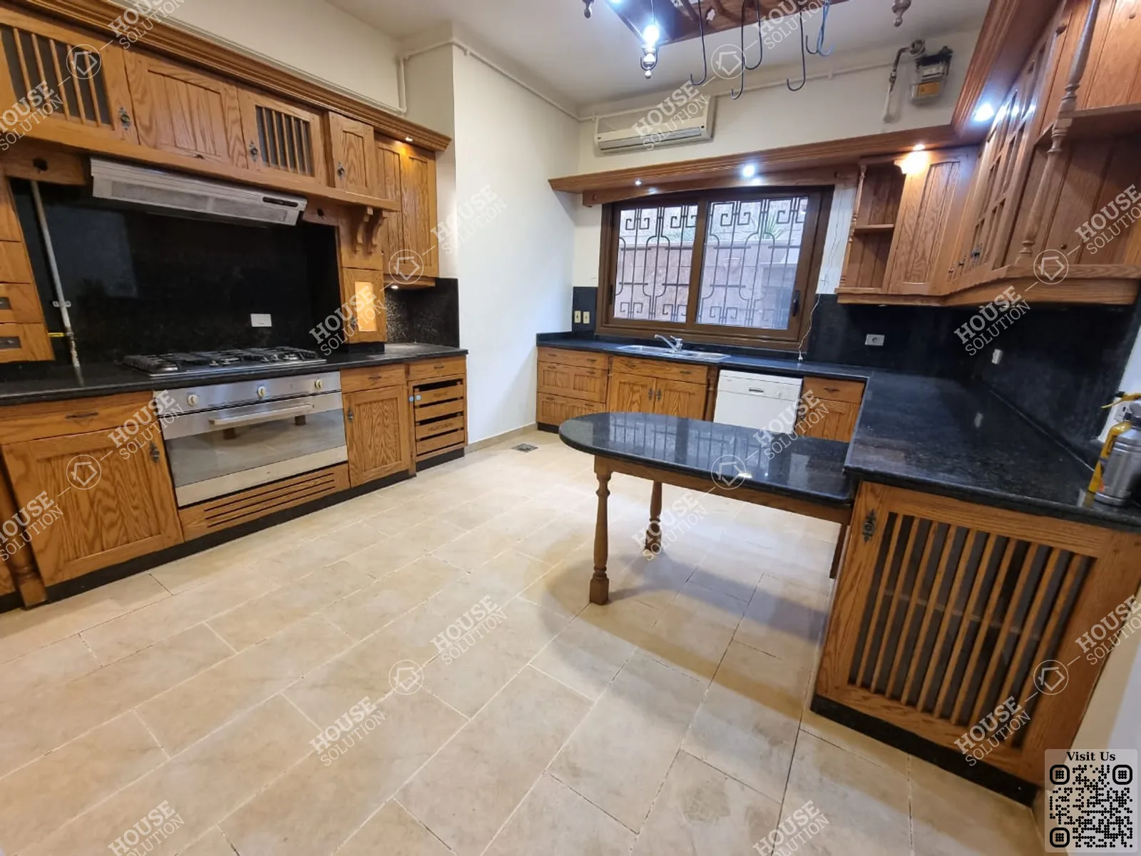 KITCHEN  @ Ground Floors For Rent In Maadi Maadi Degla Area: 400 m² consists of 5 Bedrooms 4 Bathrooms Semi furnished 5 stars #5689-2