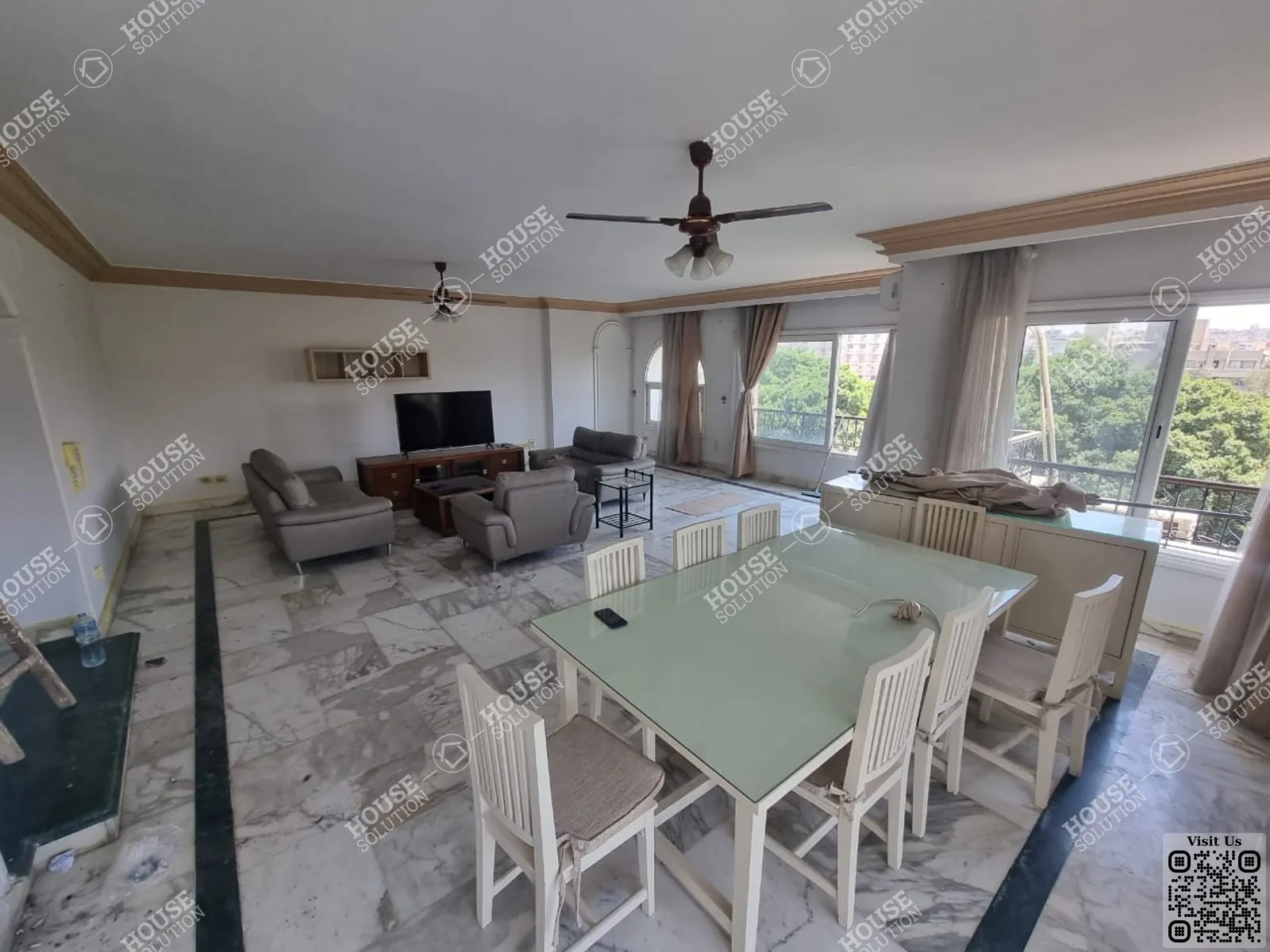 RECEPTION  @ Apartments For Rent In Maadi Maadi Degla Area: 300 m² consists of 4 Bedrooms 4 Bathrooms Modern furnished 5 stars #5690-0