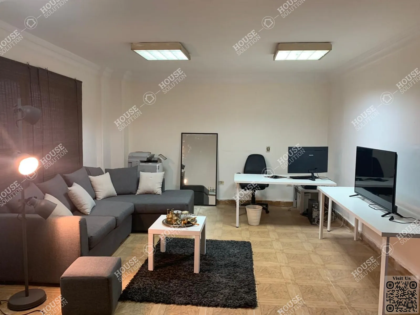 RECEPTION @ Office spaces For Rent In Maadi New Maadi Area: 110 m² consists of 2 Bedrooms 1 Bathrooms Semi furnished 3 stars #5691-1