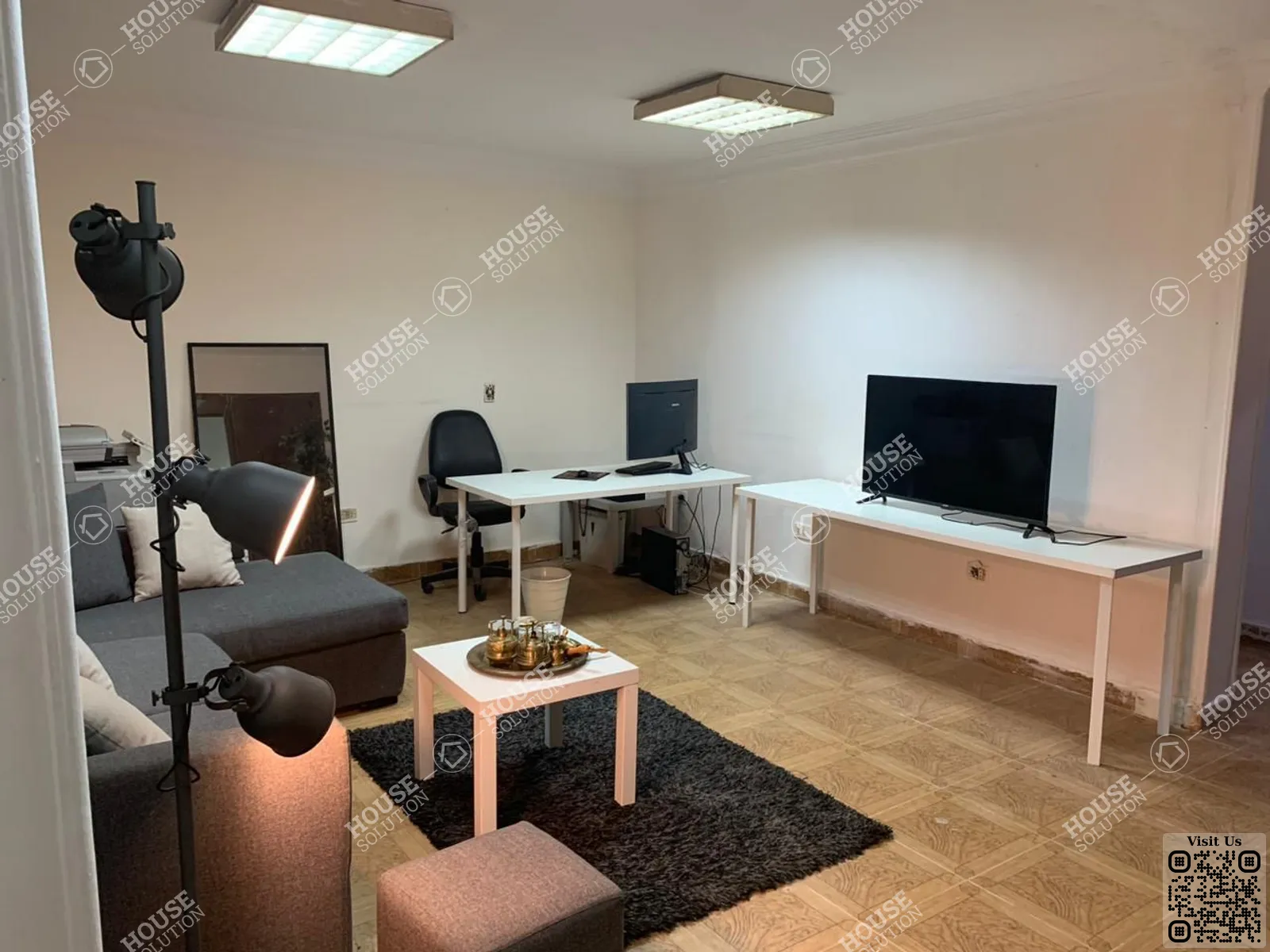 RECEPTION @ Office spaces For Rent In Maadi New Maadi Area: 110 m² consists of 2 Bedrooms 1 Bathrooms Semi furnished 3 stars #5691-0