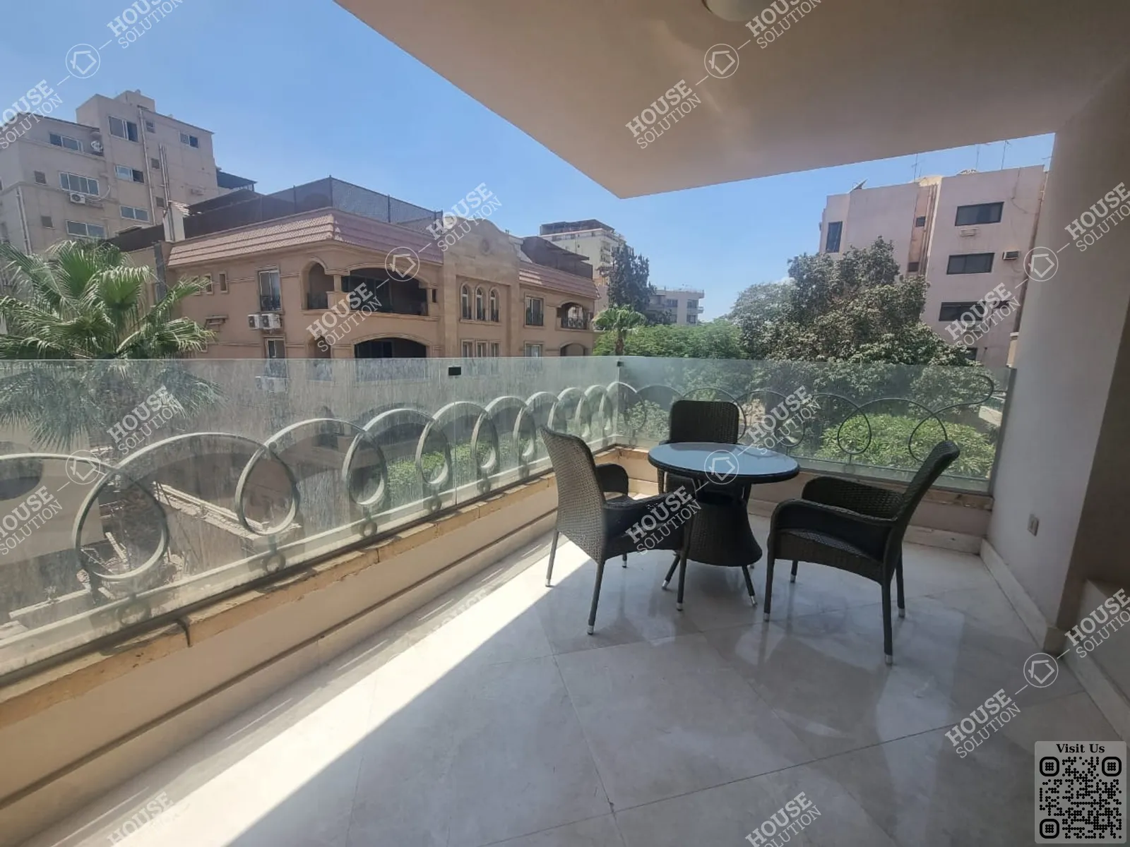 BALCONY  @ Apartments For Rent In Maadi Maadi Sarayat Area: 320 m² consists of 4 Bedrooms 4 Bathrooms Modern furnished 5 stars #5696-2